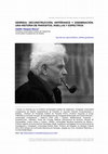 Research paper thumbnail of DERRIDA: DECONSTRUCCIÓN, DIFFÉRANCE Y DISEMINACIÓN; UNA HISTORIA DE PARÁSITOS, HUELLAS Y ESPECTROS.