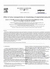 Research paper thumbnail of Effect of silica nanoparticles on morphology of segmented polyurethanes