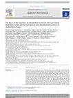 Research paper thumbnail of The karst of the Vaucluse, an exceptional record for the Last Glacial Maximum (LGM) and the Late-glacial period palaeoenvironment of southeastern France