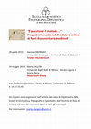 Research paper thumbnail of "È questione di metodo …". Progetti internazionali di edizione critica di fonti documentarie medievali