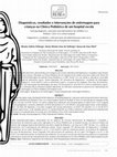 Research paper thumbnail of Nursing diagnoses, outcomes and interventions for children in a Pediatric Clinic of a school hospital