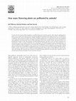 Research paper thumbnail of How many flowering plants are pollinated by animals?