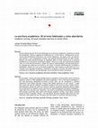 Research paper thumbnail of La escritura académica: 30 errores habituales y cómo abordarlos