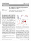 Research paper thumbnail of Zinc stabilization of prefibrillar oligomers of human islet amyloid polypeptide