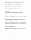 Research paper thumbnail of Backcasting and design for sustainable social practices