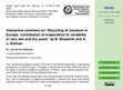 Research paper thumbnail of Interactive comment on “Recycling of moisture in Europe: contribution of evaporation to variability in very wet and dry years” by B. Bisselink and A. J. Dolman