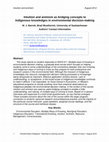 Research paper thumbnail of Intuition and animism as bridging concepts to Indigenous knowledges in environmental decision-making