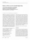 Research paper thumbnail of Radio-over-Fibre access for sustainable Digital Cities