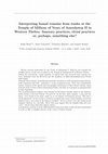 Research paper thumbnail of Interpreting faunal remains from tombs at the Temple of Millions of Years of Amenhotep II in Western Thebes: funerary practices, ritual practices or, perhaps, something else?