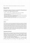 Research paper thumbnail of Germination response of Salsola schweinfurthii (Chenopodiaceae) to salinity and winged perianth removal