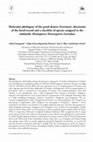 Research paper thumbnail of Molecular phylogeny of the pond skaters (Gerrinae), discussion of the fossil record and a checklist of species assigned to the subfamily (Hemiptera: Heteroptera: Gerridae)