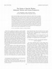 Research paper thumbnail of The origins of specific phobias: Influential theories and current perspectives