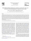 Research paper thumbnail of Startle blink facilitation during the go signal of a reaction time task is not affected by movement preparation or attention to the go signal