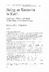 Research paper thumbnail of Being as Koinonia in Faith: Challenges, Visions and Hopes for the Unity of the Church Today