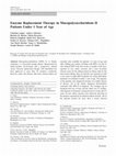 Research paper thumbnail of Enzyme replacement therapy in mucopolysaccharidosis type II