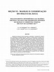 Research paper thumbnail of Densimetric fractionation of organic matter in soil under different tillage and vegetation cover in Paty do Alferes, State of Rio de Janeiro (Brazil)