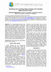 Research paper thumbnail of Identifying and correcting oblique striping in the Topodata digital elevation model