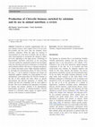 Research paper thumbnail of Production of Chlorella biomass enriched by selenium and its use in animal nutrition: a review