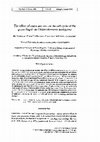 Research paper thumbnail of The effect of cadmium ions on the cell cycle of the green flagellate Chlamydomonas noctigama