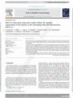 Research paper thumbnail of MHC II-β chain gene expression studies define the regional organization of the thymus in the developing bony fish Dicentrarchus labrax (L.)