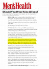 Research paper thumbnail of Men'sHealthMagazine_Do Knee Wraps Work For Squats_2015