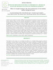 Research paper thumbnail of EFEITO DO TREINAMENTO DE FORÇA NA PERFORMANCE MOTORA DE ATLETAS DE TRIATHLON AO LONGO DA TEMPORADA ESPORTIVA (Effect of strength training on the motor performance of the triathlon athletes during season)_2015