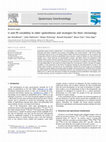 Research paper thumbnail of U and Pb variability in older speleothems and strategies for their chronology