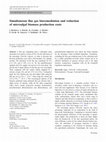 Research paper thumbnail of Simultaneous flue gas bioremediation and reduction of microalgal biomass production costs