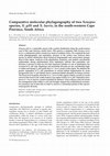 Research paper thumbnail of Comparative molecular phylogeography of two Xenopus species, X. gilli and X. laevis, in the south-western Cape Province, South Africa