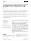 Research paper thumbnail of Presence/absence, differential expression and sequence polymorphisms between PiAVR2 and PiAVR2-like in Phytophthora infestans determine virulence on R2 plants