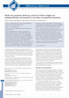 Research paper thumbnail of Risks for preterm delivery and low birth weight are independently increased by severity of maternal anaemia