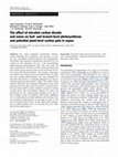 Research paper thumbnail of The effect of elevated carbon dioxide and ozone on leaf- and branch-level photosynthesis and potential plant-level carbon gain in aspen