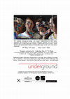 Research paper thumbnail of 'Underground' - Exhibition of performance/video/collaboration, Edinburgh 2016