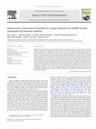 Research paper thumbnail of Improvement of attenuation functions of a clayey sandstone for landfill leachate containment by bentonite addition