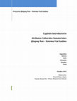 Research paper thumbnail of Capítulo Introductorio Atributos Culturales Inmateriales Qhapaq Ñan – Sistema Vial Andino