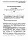 Research paper thumbnail of Real-Time, Cooperative Enterprises: Requirements and Solution Approaches