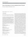 Research paper thumbnail of Wege zur Beurteilung der Umweltverträglichkeit biozider Wirkstoffe