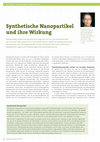 Research paper thumbnail of Synthetische Nanopartikel und ihre Wirkung