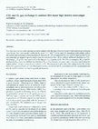 Research paper thumbnail of CO2 and O2 gas exchange in outdoor thin-layer high density microalgal cultures