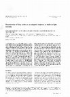 Research paper thumbnail of Desaturation of fatty acids as an adaptive response to shifts in light intensity 1