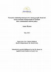 Research paper thumbnail of Towards combating food poverty among people from low socio-economic backgrounds in Ireland: How communities inform policy (FYRP, Dundalk IT, 2013)