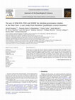 Research paper thumbnail of The use of SEM-EDS, PIXE and EDXRF for obsidian provenance studies in the Near East: A case study from Neolithic Çatalhöyük (central Anatolia)