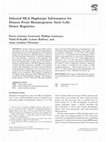 Research paper thumbnail of Inferred HLA Haplotype Information for Donors From Hematopoietic Stem Cells Donor Registries