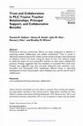 Research paper thumbnail of Trust and collaboration in PLC Teams: Teacher relationships, principal support, and collaborative benefits