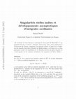 Research paper thumbnail of Singularites reelles isolees et developpements asymptotiques d'integrales oscillantes