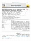 Research paper thumbnail of Middle Pleistocene vertebrate fossils from the Nefud Desert, Saudi Arabia: Implications for biogeography and palaeoecology