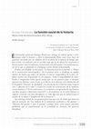 Research paper thumbnail of RESEÑA: ENRIQUE FLORESCANO, La función social de la historia, por ANDRÉS ARANGO