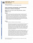 Research paper thumbnail of Violent Victimization and Perpetration: Joint and Distinctive Implications for Adolescent Development