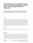 Research paper thumbnail of Early Holocene Human Skeletal Remains From Cerca Grande, Lagoa Santa, Central Brazil, and the Origins of the First Americans