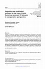 Research paper thumbnail of Impunity and Multisided Violence in the Lives of Latin American Women: El Salvador in Comparative Perspective (Published in Current Sociology. 2016. Article Available.)